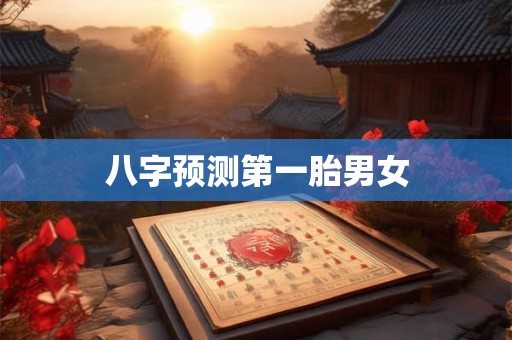 八字预测第一胎男女