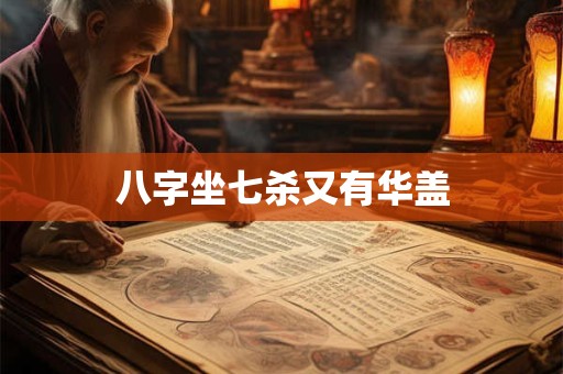 八字坐七杀又有华盖