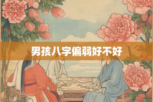 男孩八字偏弱好不好