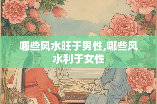 哪些风水旺于男性,哪些风水利于女性