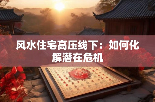 风水住宅高压线下：如何化解潜在危机