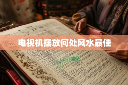 电视机摆放何处风水最佳