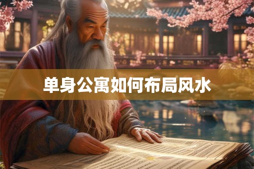 单身公寓如何布局风水