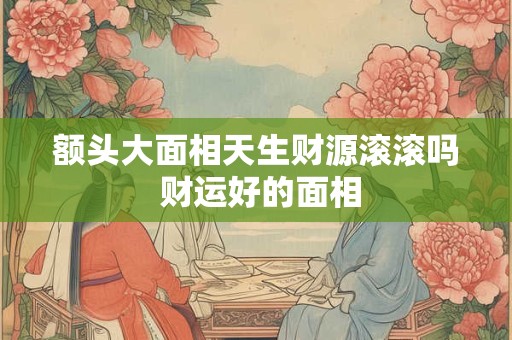 额头大面相天生财源滚滚吗 财运好的面相