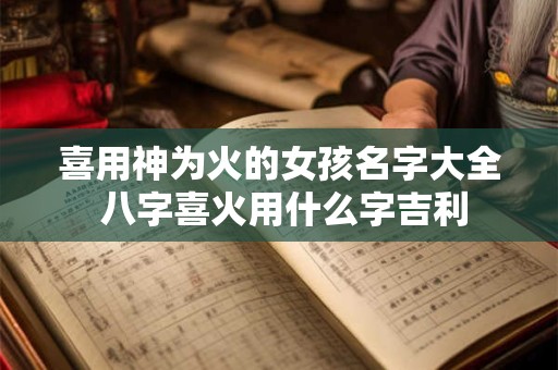 喜用神为火的女孩名字大全 八字喜火用什么字吉利