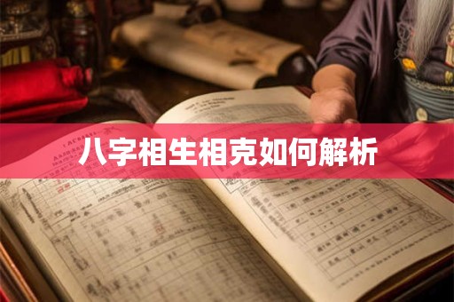 八字相生相克如何解析