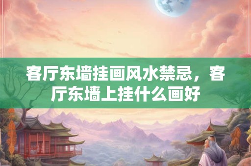 客厅东墙挂画风水禁忌，客厅东墙上挂什么画好