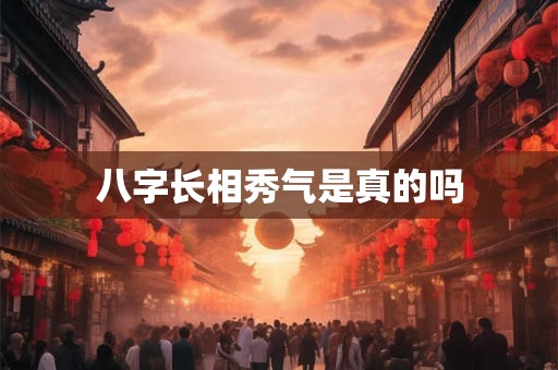 八字长相秀气是真的吗