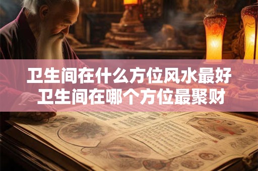 卫生间在什么方位风水最好 卫生间在哪个方位最聚财