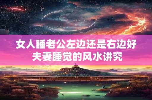 女人睡老公左边还是右边好 夫妻睡觉的风水讲究