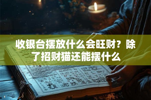 收银台摆放什么会旺财？除了招财猫还能摆什么
