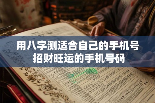 用八字测适合自己的手机号 招财旺运的手机号码