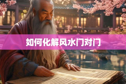 如何化解风水门对门