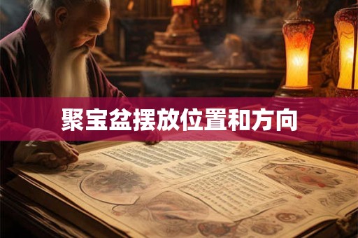 聚宝盆摆放位置和方向