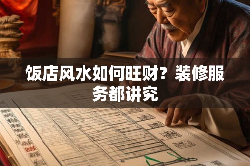 饭店风水如何旺财？装修服务都讲究