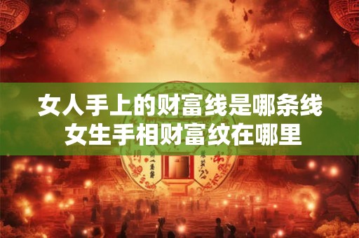 女人手上的财富线是哪条线 女生手相财富纹在哪里