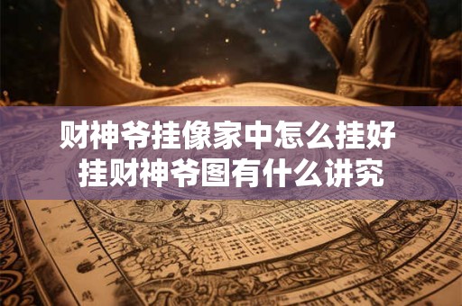 财神爷挂像家中怎么挂好 挂财神爷图有什么讲究