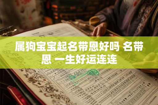 属狗宝宝起名带恩好吗 名带恩 一生好运连连