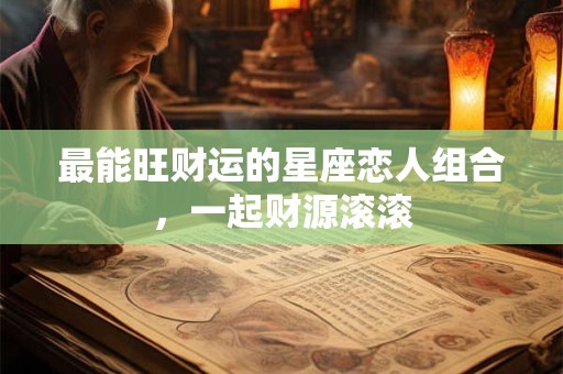 最能旺财运的星座恋人组合，一起财源滚滚