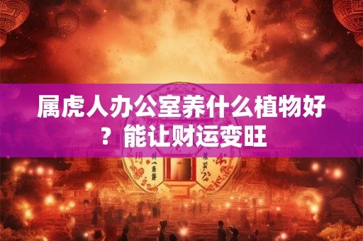 属虎人办公室养什么植物好？能让财运变旺