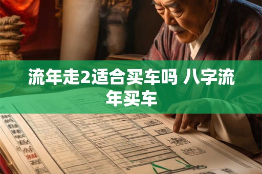 详细阅读:流年走2适合买车吗 八字流年买车 流年走2适合买车吗 八字流年买车