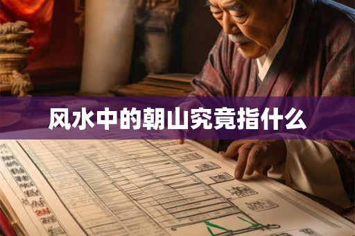 风水中的朝山究竟指什么