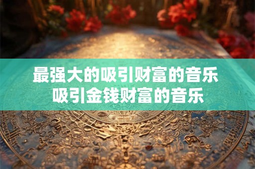 最强大的吸引财富的音乐 吸引金钱财富的音乐