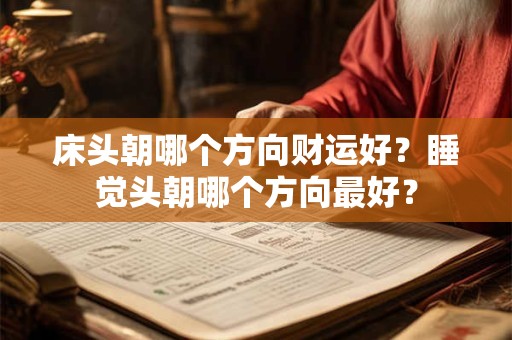 床头朝哪个方向财运好？睡觉头朝哪个方向最好？