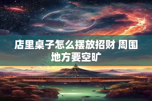 店里桌子怎么摆放招财 周围地方要空旷