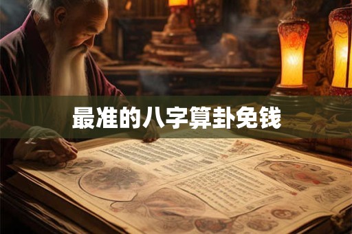 最准的八字算卦免钱