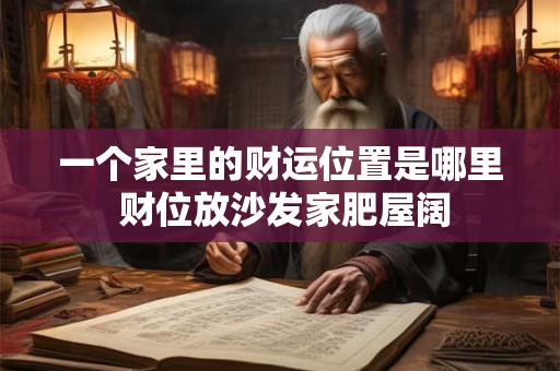 一个家里的财运位置是哪里 财位放沙发家肥屋阔