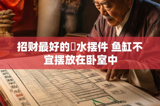 招财最好的風水摆件 鱼缸不宜摆放在卧室中