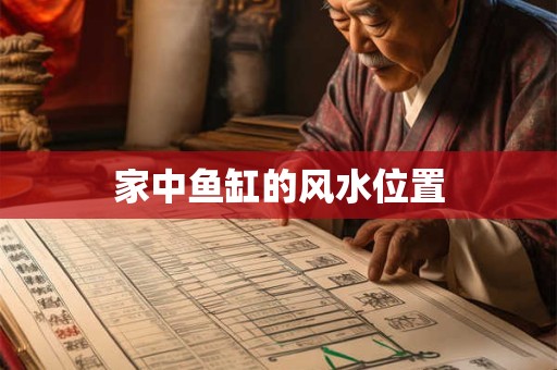 家中鱼缸的风水位置