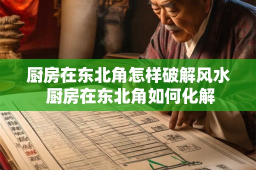 厨房在东北角怎样破解风水 厨房在东北角如何化解