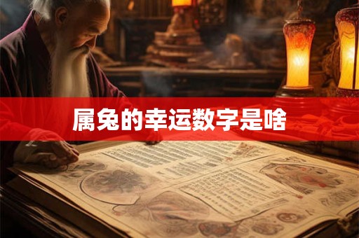 属兔的幸运数字是啥