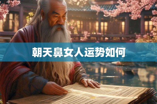 朝天鼻女人运势如何