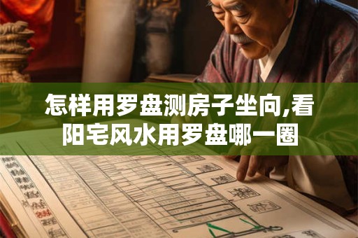 怎样用罗盘测房子坐向,看阳宅风水用罗盘哪一圈