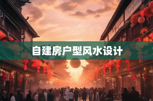 自建房户型风水设计