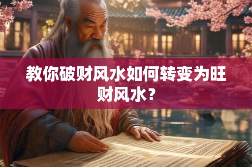 教你破财风水如何转变为旺财风水？