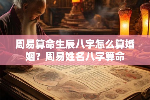 周易算命生辰八字怎么算婚姻？周易姓名八字算命