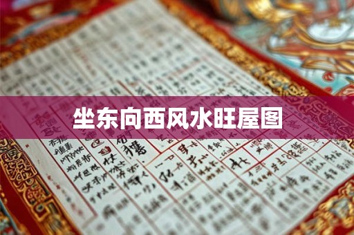 坐东向西风水旺屋图