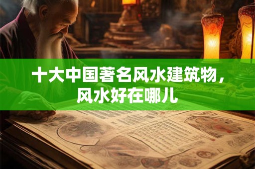 十大中国著名风水建筑物，风水好在哪儿