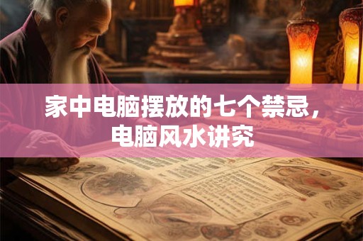 家中电脑摆放的七个禁忌，电脑风水讲究