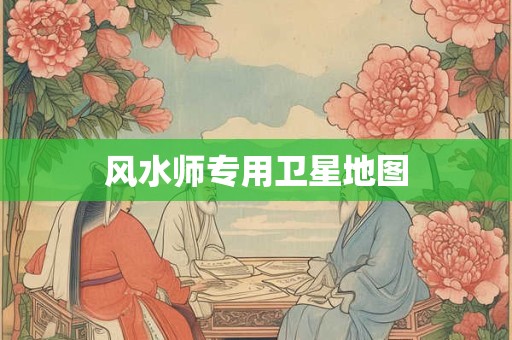 风水师专用卫星地图