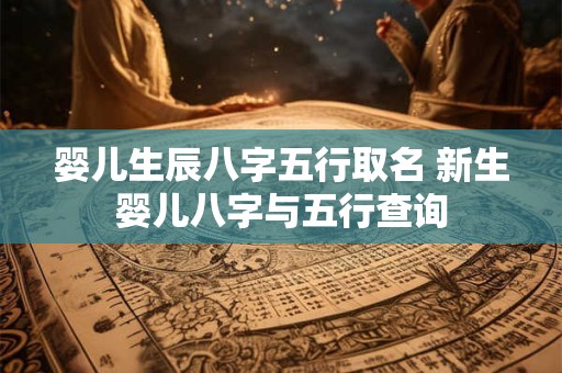 婴儿生辰八字五行取名 新生婴儿八字与五行查询
