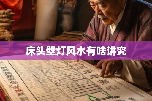 床头壁灯风水有啥讲究