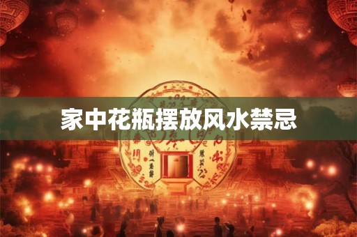 家中花瓶摆放风水禁忌