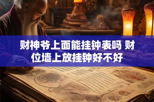 财神爷上面能挂钟表吗 财位墙上放挂钟好不好