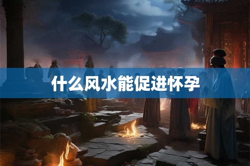 什么风水能促进怀孕