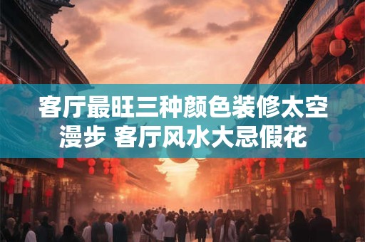 客厅最旺三种颜色装修太空漫步 客厅风水大忌假花